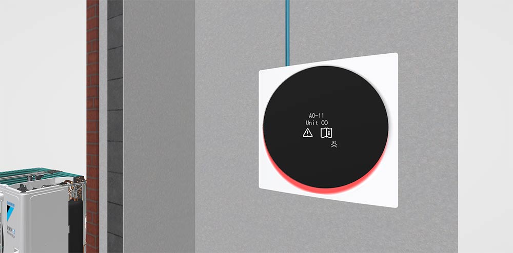 Illustration af integreret alarm