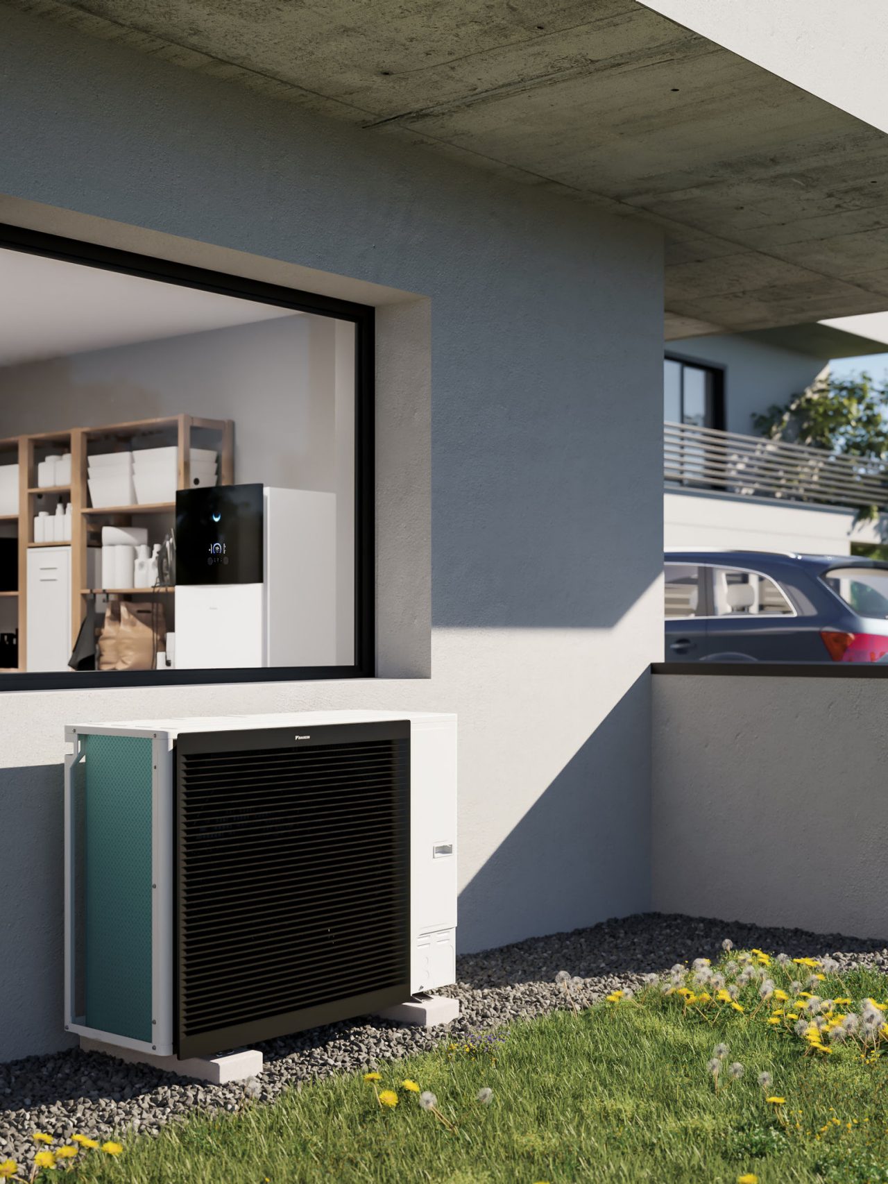 Daikin luft-til-vand varmepumpe
