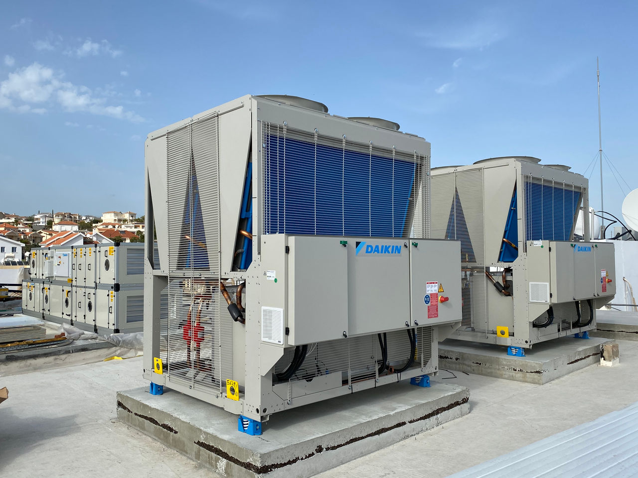 HVAC installeret i bygning